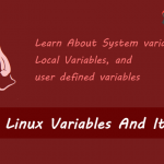 What are Linux Variables And It's Types?