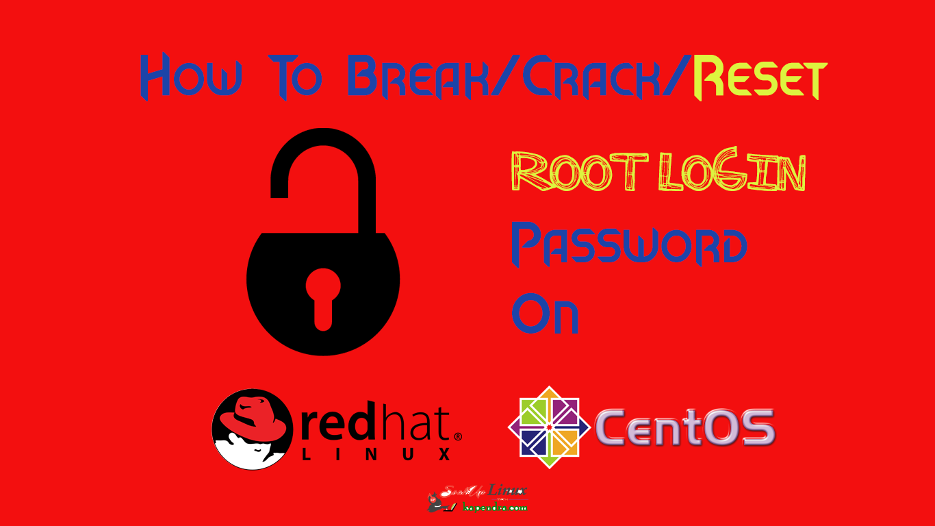 How To Break/Crack/Reset Root Login Password On CentOS/RHEL 7 ?