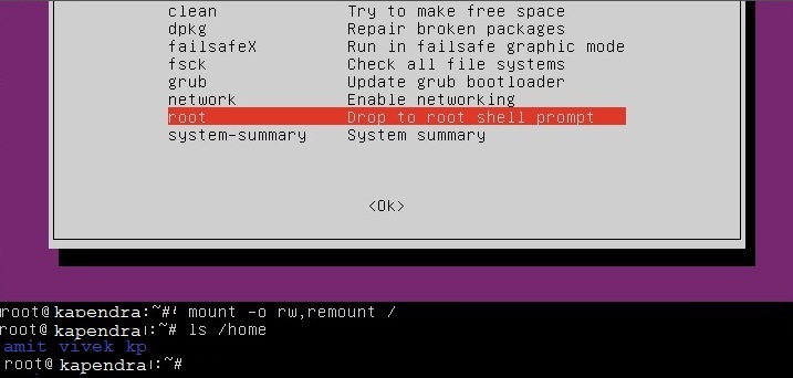 How To Break/Crack ROOT Password In UBUNTU Without CD (Recovery Mode)?
