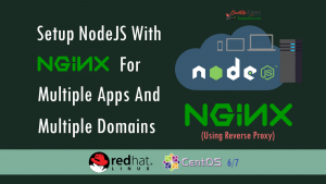 Setup NodeJS With Nginx For Multiple App And Multiple Domain - CentOS/RHEL 6/7