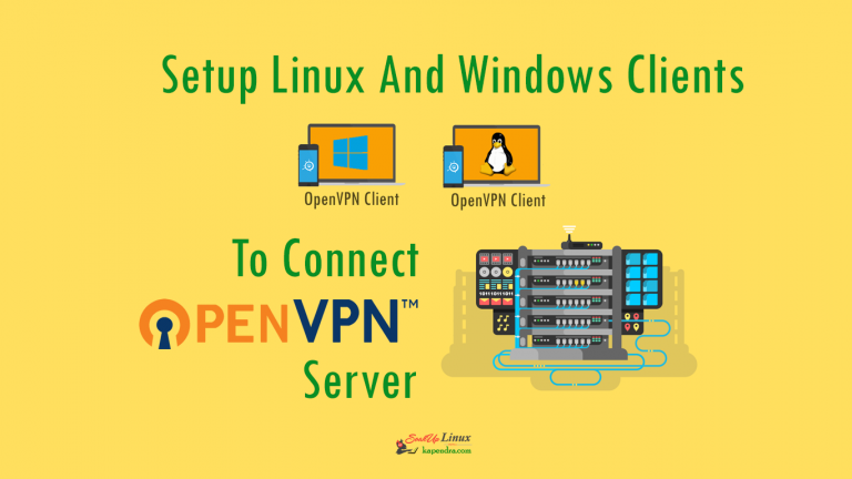 Setup Linux And Windows Clients To Connect With OpenVPN Server In RHEL/CentOS 6/7