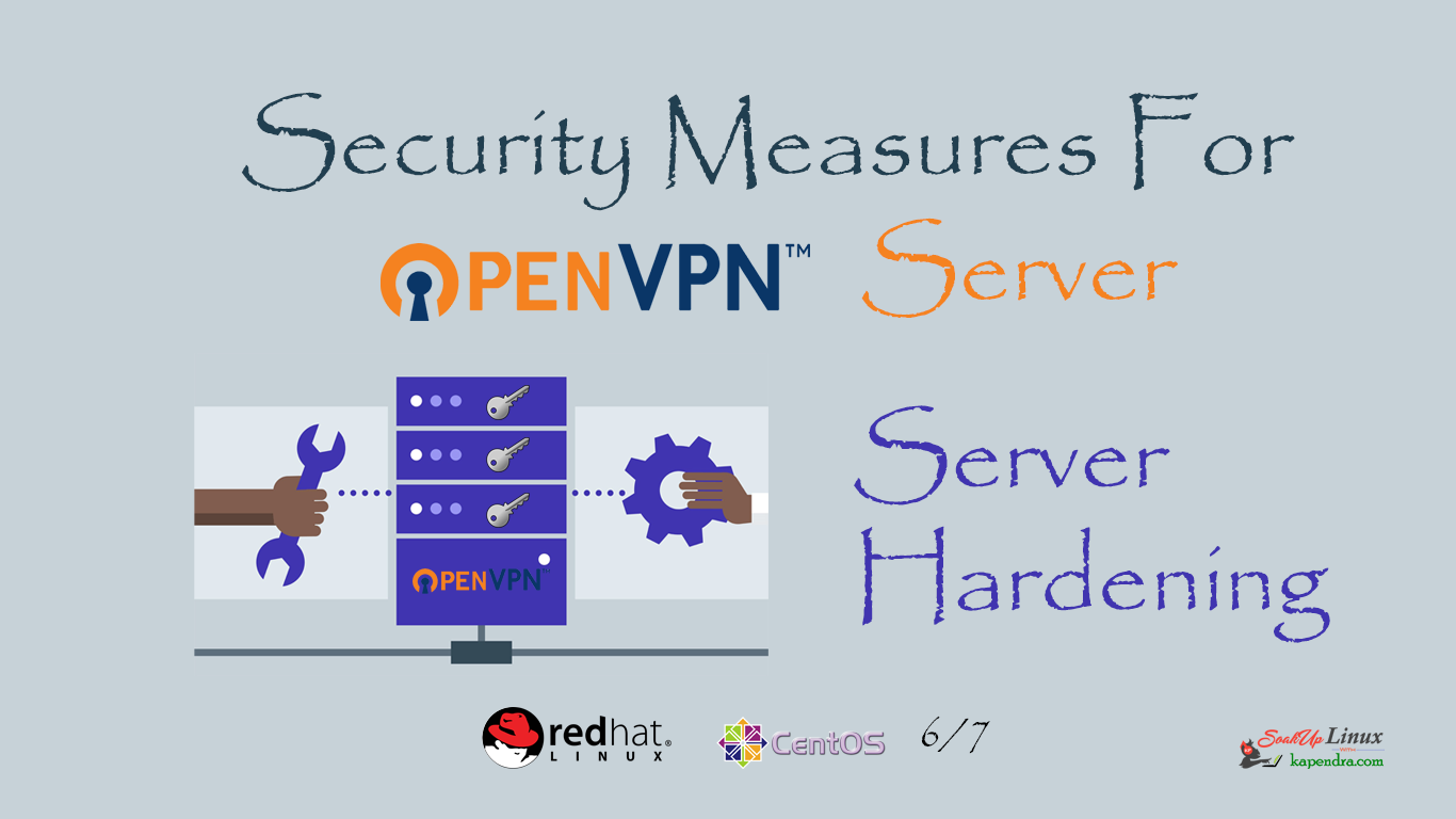 Security Measures For OpenVPN Server and Security Hardening