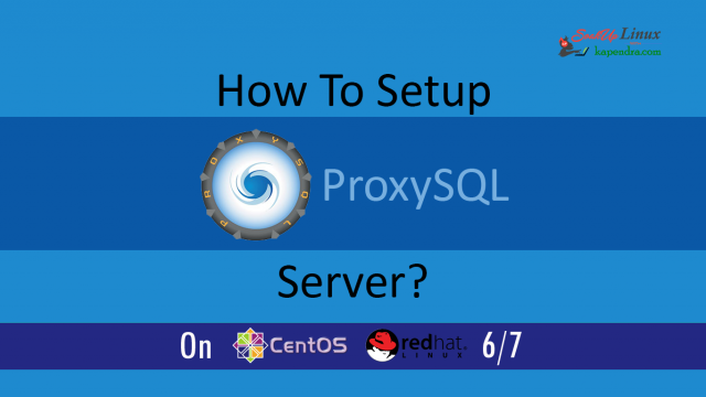 Setup MysqlProxy Server